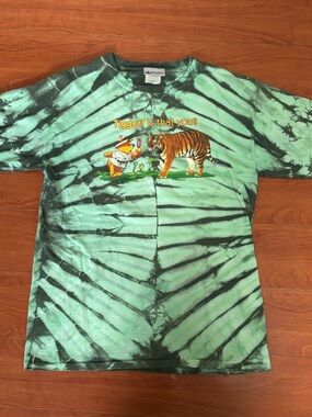 Disney Green Tie-Dye T-Shirt with Tigger Graphic